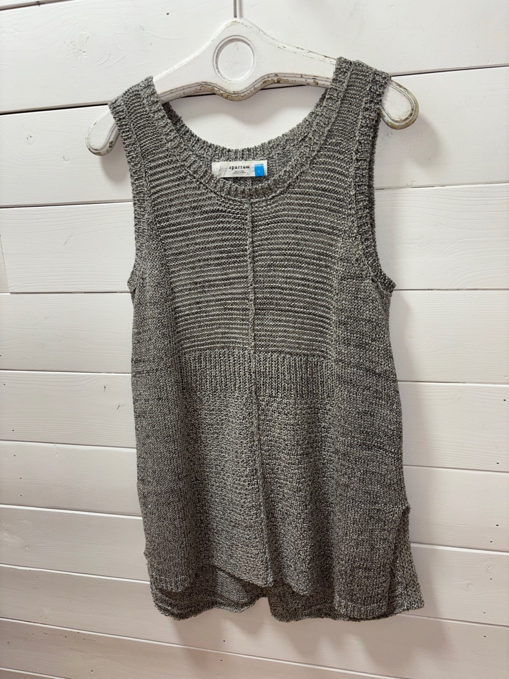 Sparrow by Anthropologie Knit Tunic – Gray – Size L - Picture 5 of 9